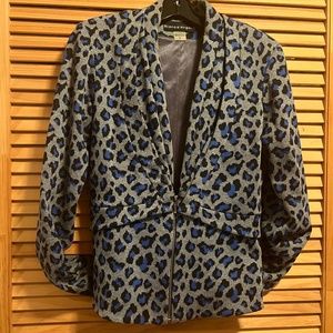 Animal Print Blazer